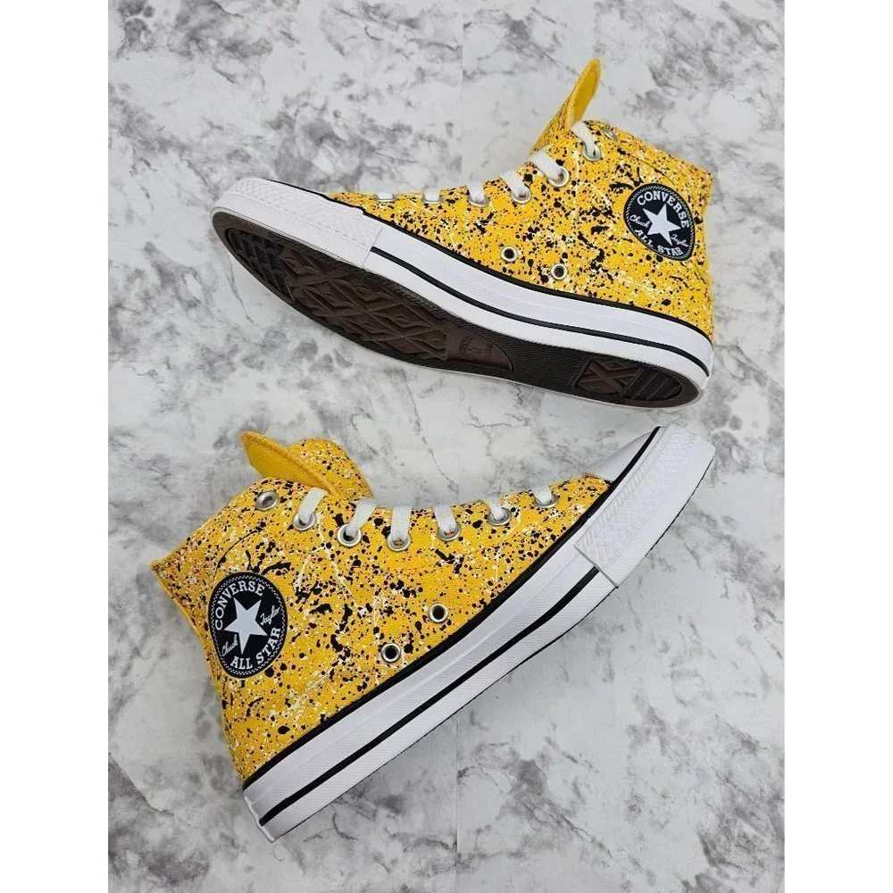 Converse CTAS Hi Amarillo Back White Women's Shoes Size 8 - Picture 4 of 10